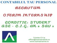Trusted Advisor Ioana Arsenie ofera internship part-time in contabilitate!